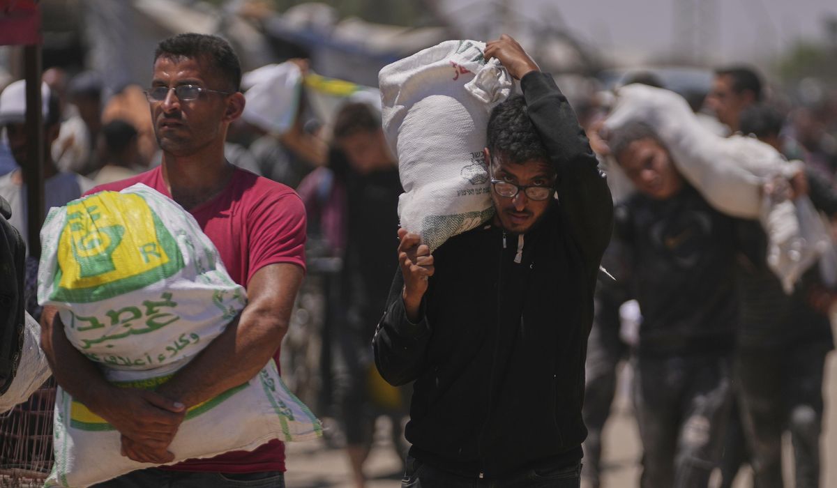 NextImg:An Israeli strike kills 18 Palestinians in central Gaza as turmoil mounts over food distribution