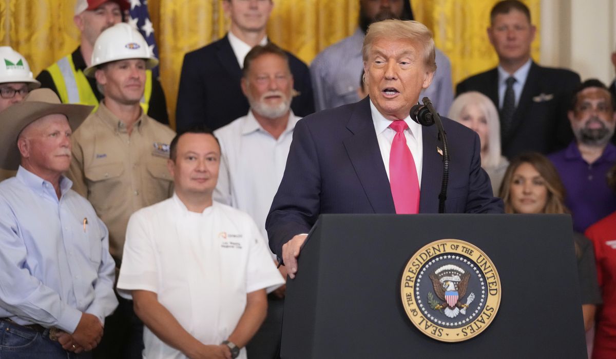 NextImg:Trump gathers cross-section of Americans at the White House to extoll the benefits of his big bill