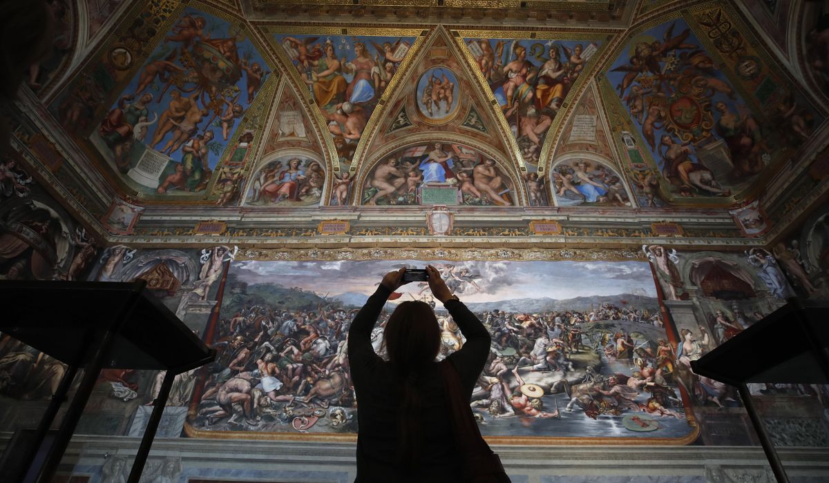 NextImg:Vatican unveils last of restored Raphael Rooms after 10-year cleaning that yielded new discoveries