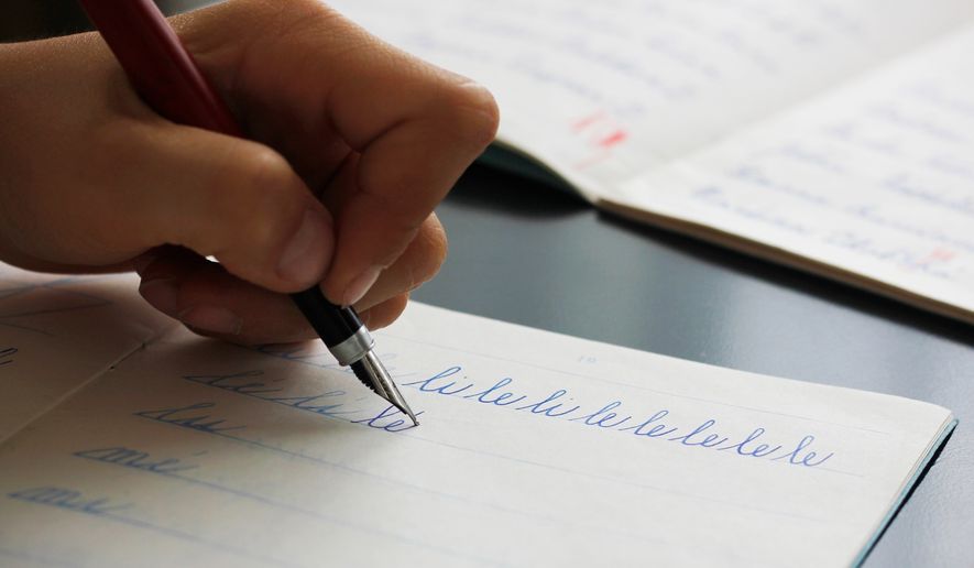 Are handwriting skills worse for young Americans thanks to the amount of technology they're using to communicate with today? (File photo credit: katuSka via Shutterstock)