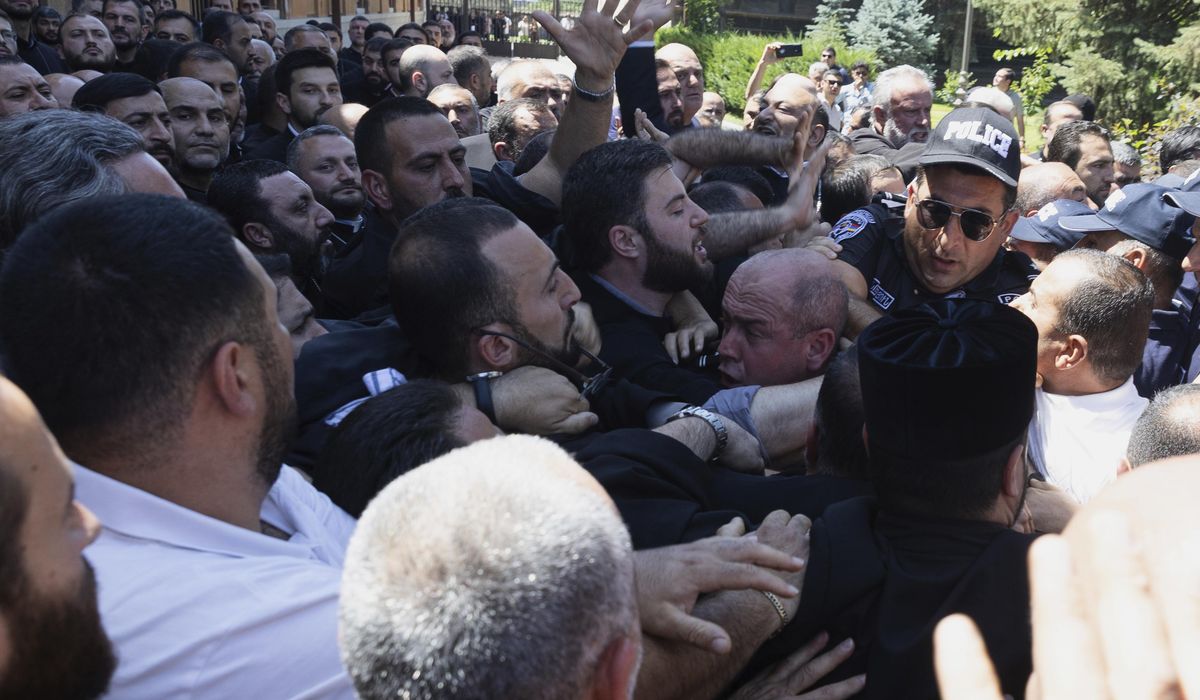 NextImg:Armenia arrests another top cleric over an alleged coup plot
