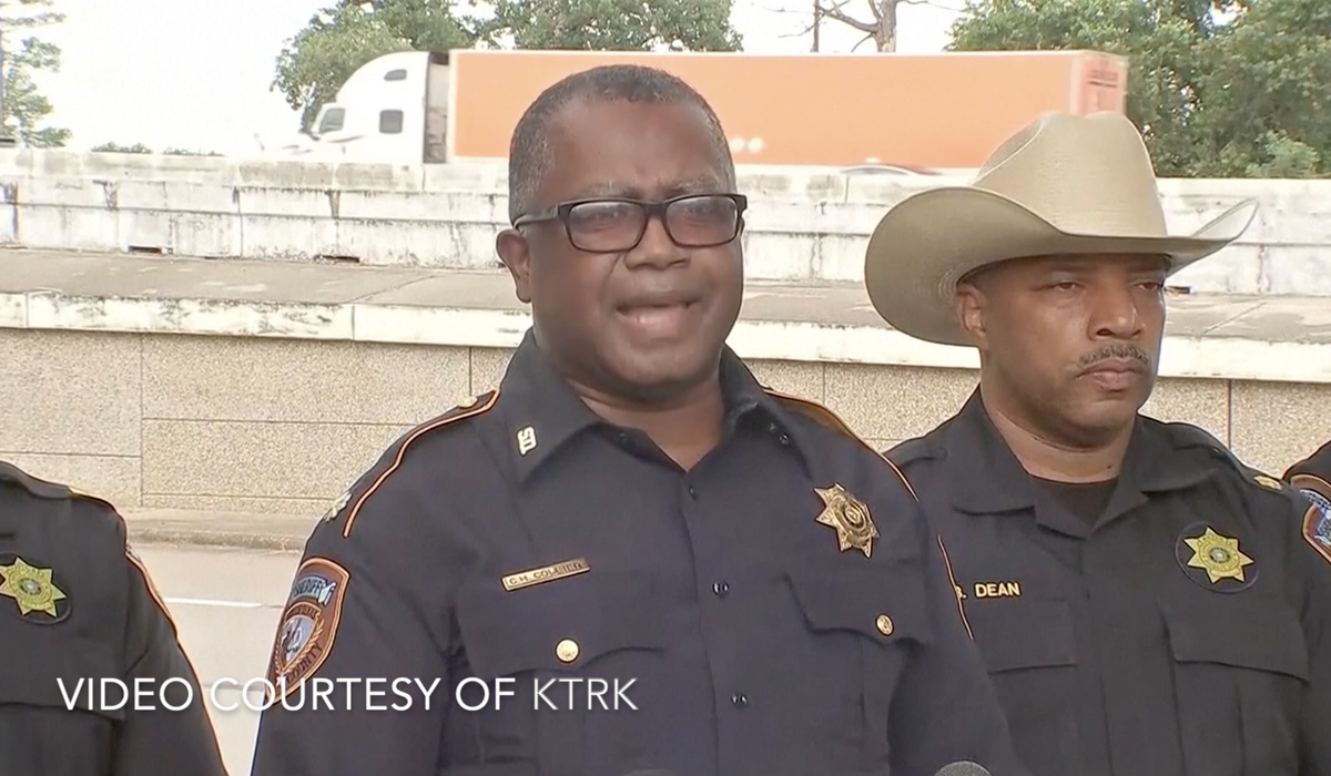 NextImg:Texas interstate shutdown: Armed woman in chair blocks traffic for 5 hours