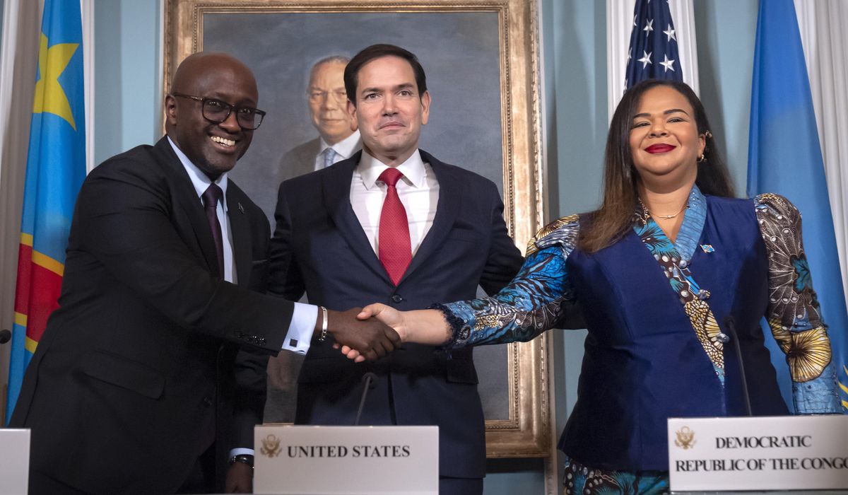 NextImg:Congo and Rwanda sign a U.S.-mediated peace deal aimed at ending decades of bloody conflict