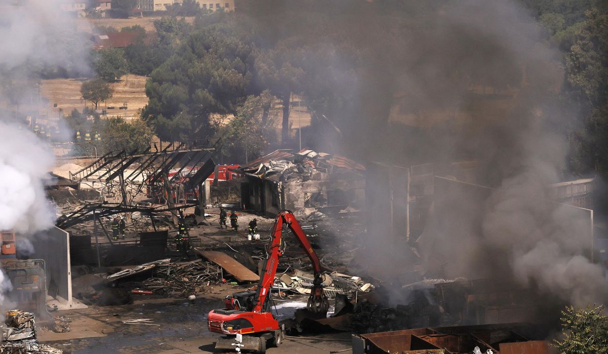 NextImg:At least 25 people have been injured in a Rome gas station explosion