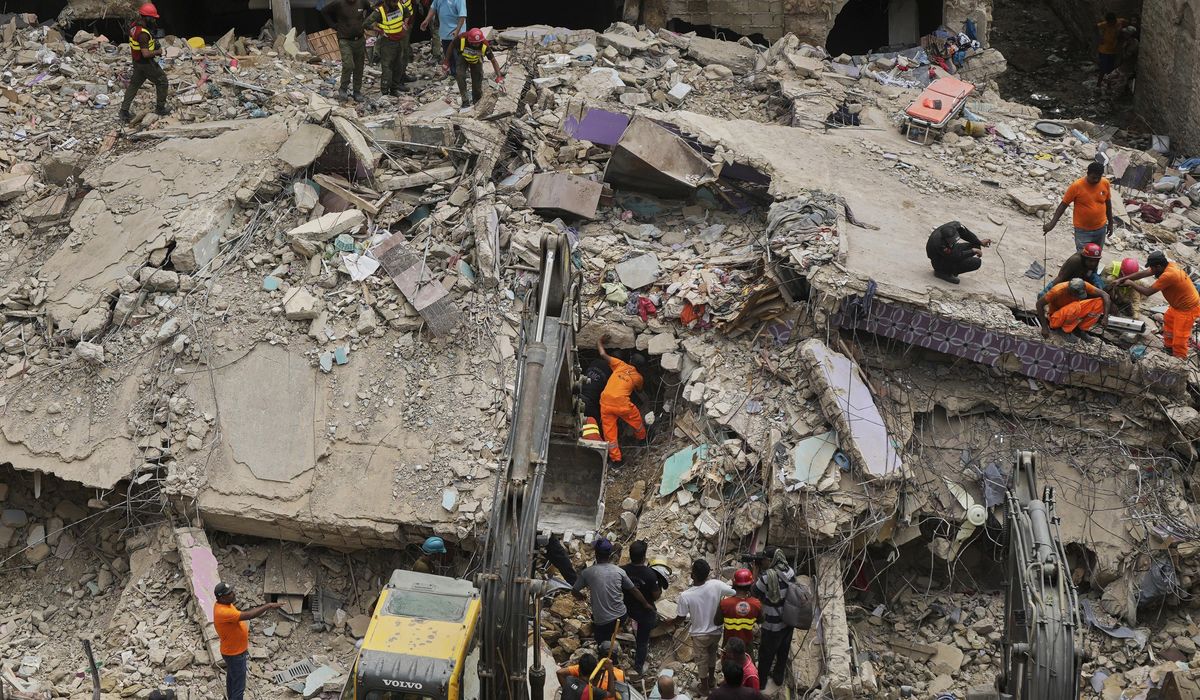 NextImg:Six dead after collapse of multistory building in Pakistan’s Karachi