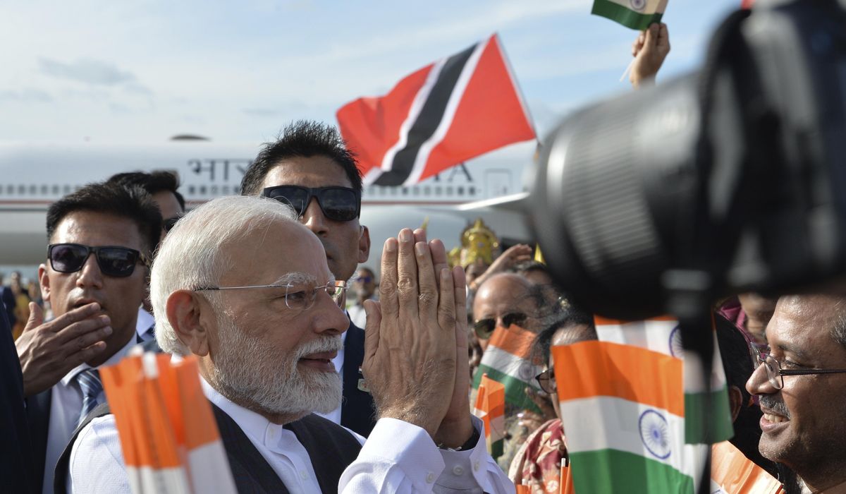 NextImg:India’s leader promises trade and investment in a visit to Trinidad and Tobago