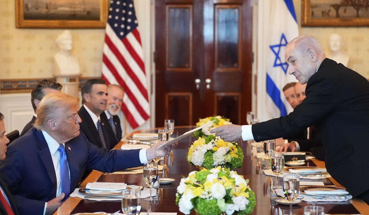 NextImg:Netanyahu endorses Trump plan for Gaza to become resort