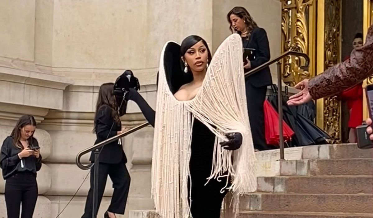 NextImg:Paris couture week begins with Cardi B holding a live crow at Schiaparelli
