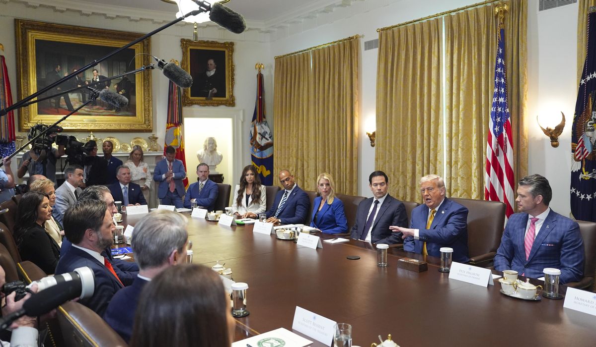 NextImg:Trump highlights progress in U.S. domestic manufacturing production