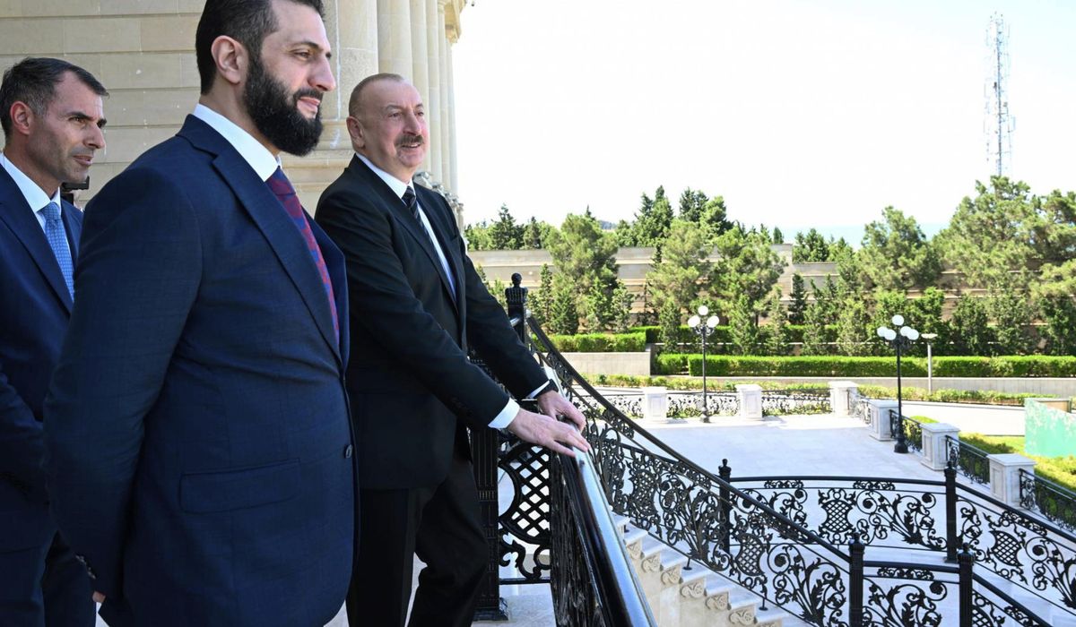NextImg:Leaders of Azerbaijan and Syria discuss energy cooperation as they rebuild ties