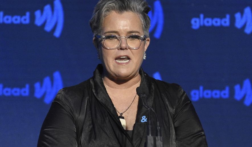 Presenter Rosie O'Donnell speaks at the 30th annual GLAAD Media Awards, May 4, 2019, in New York. (Photo by Evan Agostini/Invision/AP, File)
