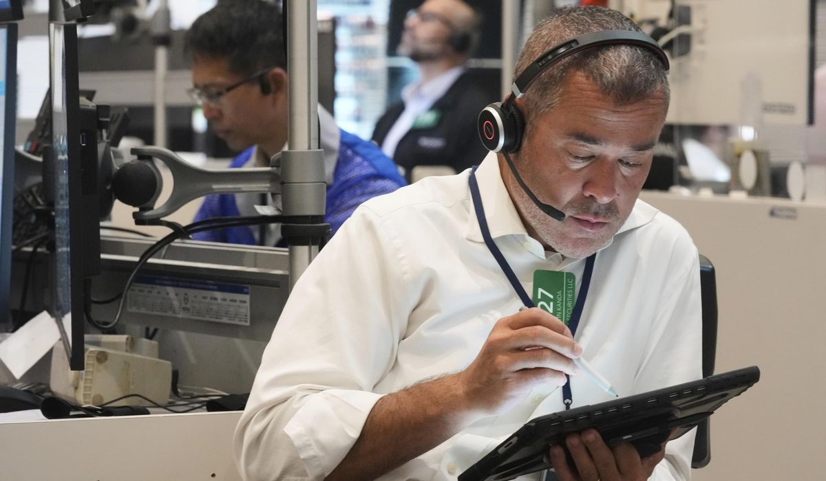 NextImg:Wall Street hangs near its record as doubts continue about Trump’s proposed tariffs