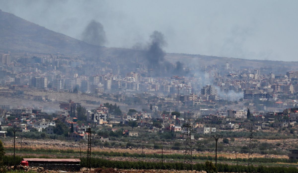 NextImg:Israel strikes in Damascus as clashes between government forces and Druze groups in Syria rage on