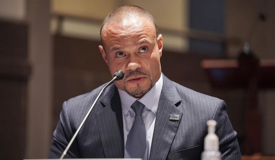 Daniel Bongino speaks during a House Judiciary Committee hearing on proposed changes to police practices and accountability on Capitol Hill, June 10, 2020, in Washington. (Greg Nash/Pool via AP) **FILE**