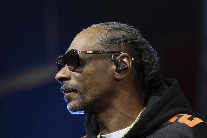 Snoop Dogg performs in Vancouver, British Columbia, June 7, 2025. (Ethan Cairns/The Canadian Press via AP, file)