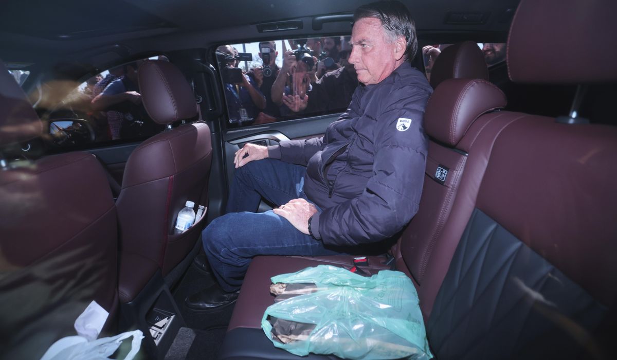 NextImg:Brazil’s former President Bolsonaro ordered to wear an electronic ankle monitor