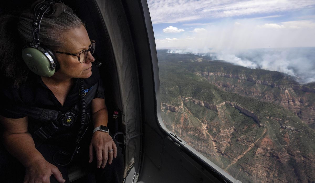 NextImg:Arizona governor tours wildfire destruction along Grand Canyon’s North Rim