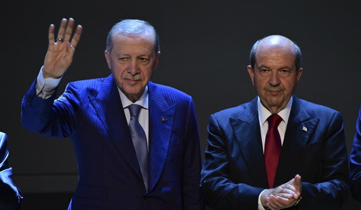 NextImg:Turkey’s president says his support for a two-state deal on ethnically split Cyprus is absolute