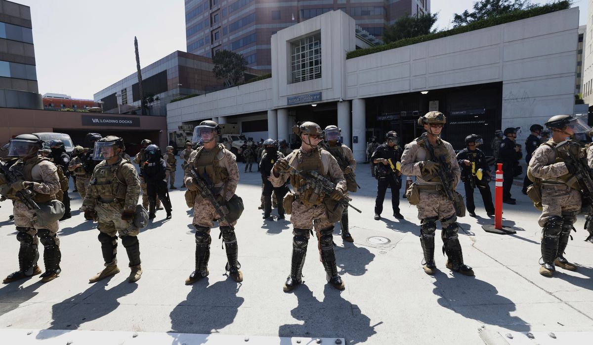 NextImg:Pentagon withdraws 700 Marines from Los Angeles