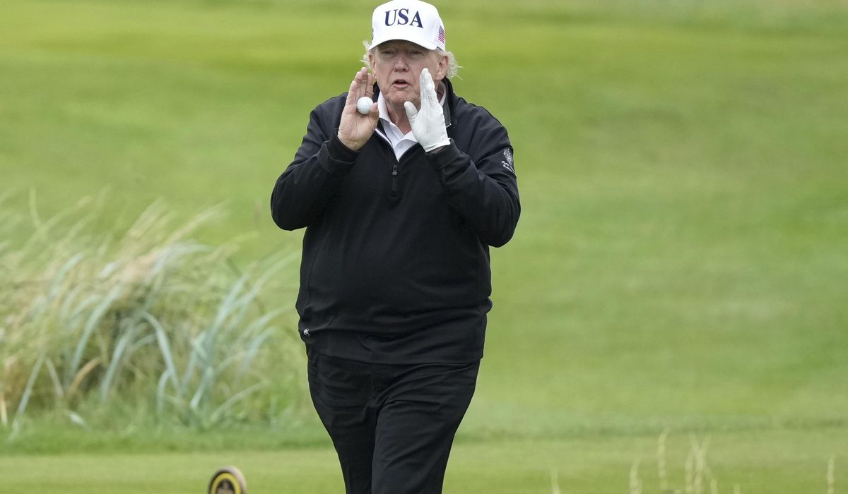 NextImg:Threat of U.S.-E.U. trade war looms as Trump and top European official plan talks in Scotland