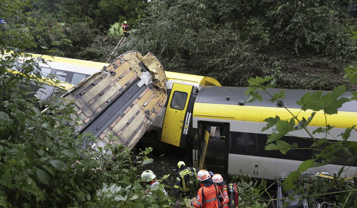 NextImg:Several people injured after passenger train derails in southwestern Germany