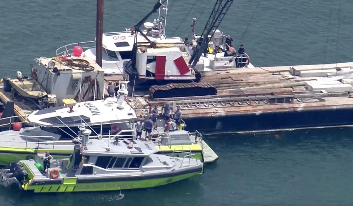 NextImg:Two girls killed, two others in critical condition after sailboat collides with barge near Miami