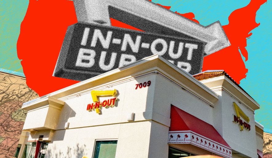 In-N-Out Burger in the United States of America illustration by Linas Garsys / The Washington Times
