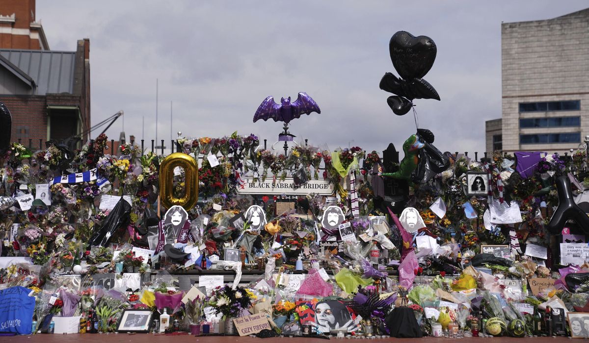 NextImg:Birmingham, the home of metal, to honor Ozzy Osbourne as his hearse makes way through city