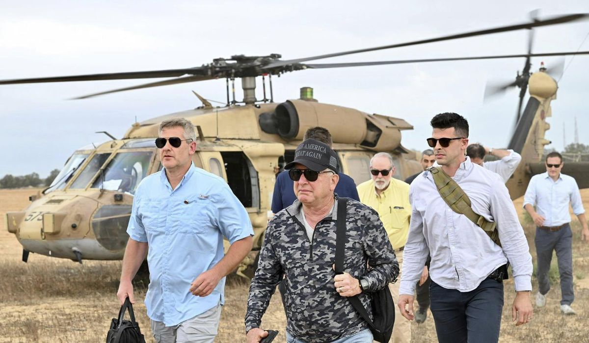 NextImg:U.S. envoy visits aid site in Gaza run by Israeli-backed group that has been heavily criticized