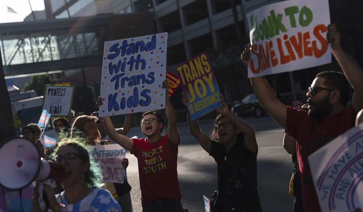 NextImg:Democratic states sue to foil Trump crackdown on gender surgery for minors