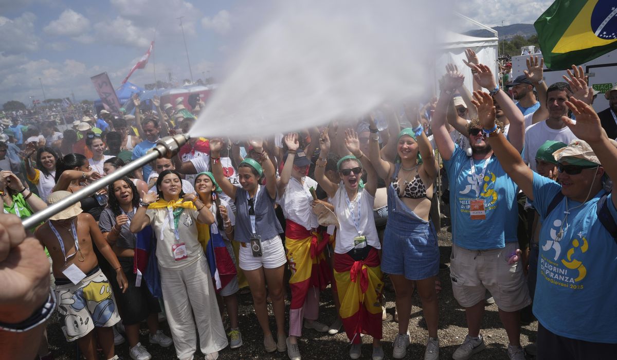 NextImg:A half-million young Catholics invade Rome, awaiting Pope Leo XIV at Holy Year youth festival
