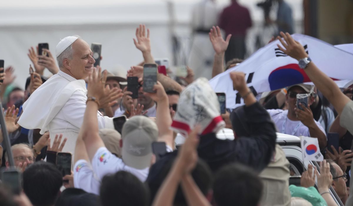 NextImg:Pope Leo XIV tells 1 million Catholic youths that they are ‘the sign a different world is possible’
