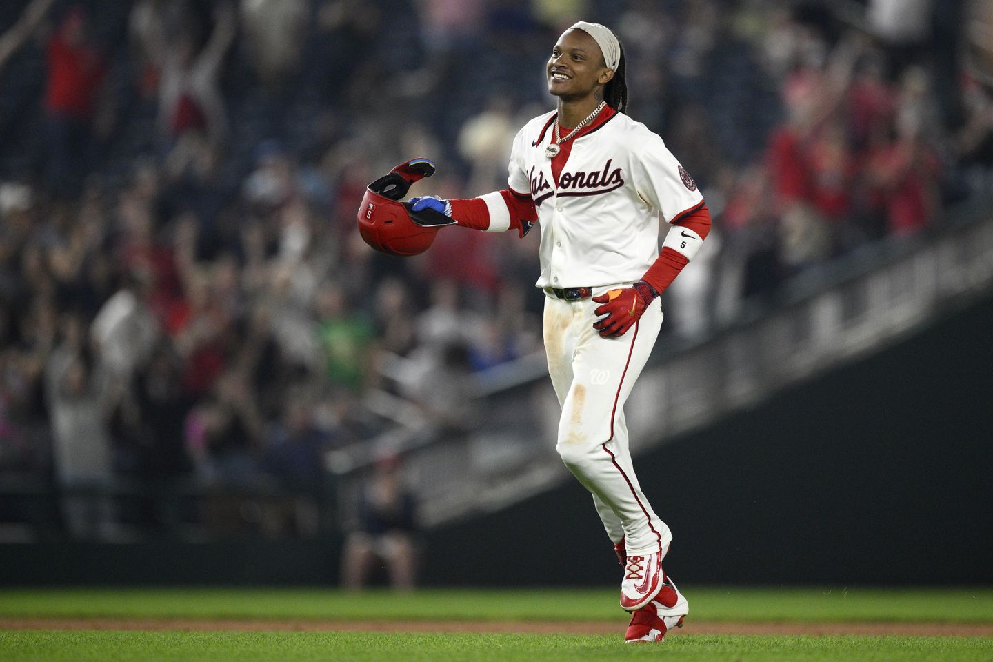 Abrams hits walk-off single as Nationals end six-game skid with win over Athletics Abrams hits walk-off single as Nationals end six-game skid with win over Athletics