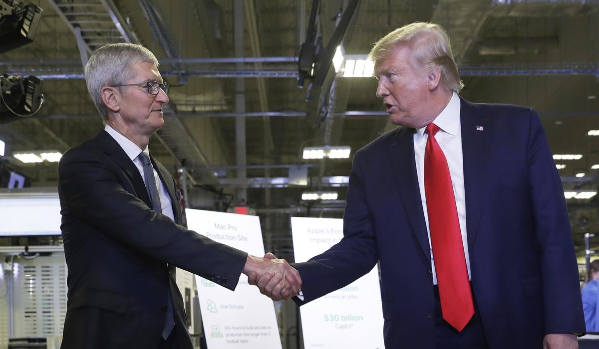 NextImg:Trump will highlight Apple’s plans to invest $100B more in U.S., raising total to $600B