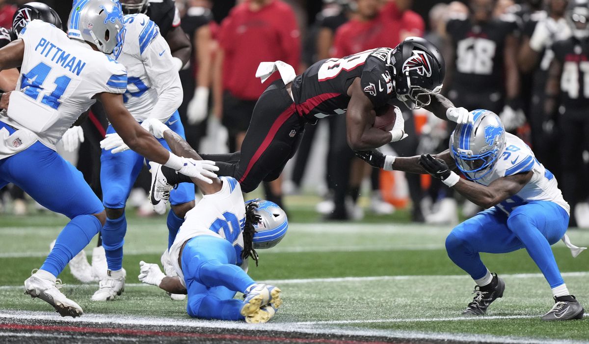NextImg:Lions-Falcons preseason game ends early after serious injury to Detroit’s Morice Norris
