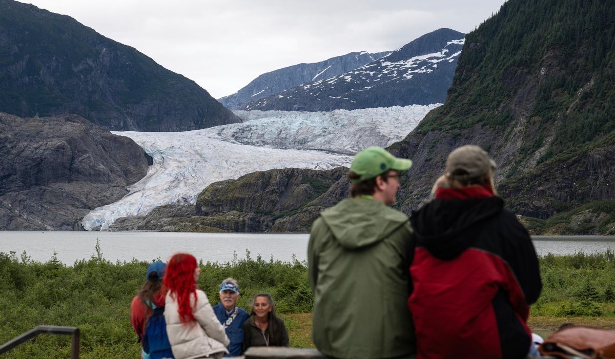 NextImg:Floodwaters from glacier near Alaska’s capital city break record levels and prompt evacuations
