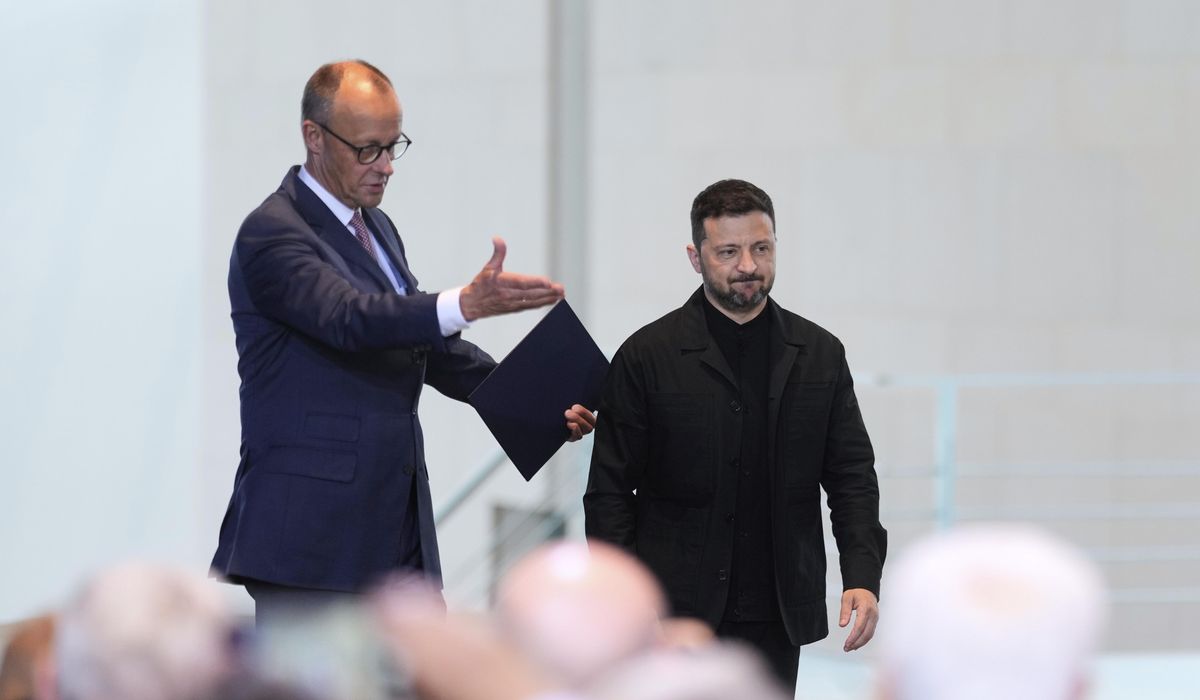 NextImg:Zelenskyy and other European leaders to speak with Trump ahead of his Friday summit with Putin