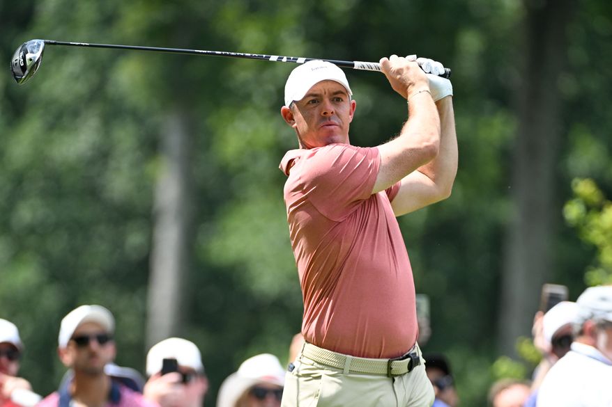 during the second round of the BMW Championship at Caves Valley Golf Club in Owings Mills, MD, August 15, 2025 (Photo by All-Pro Reels for the Washington Times)