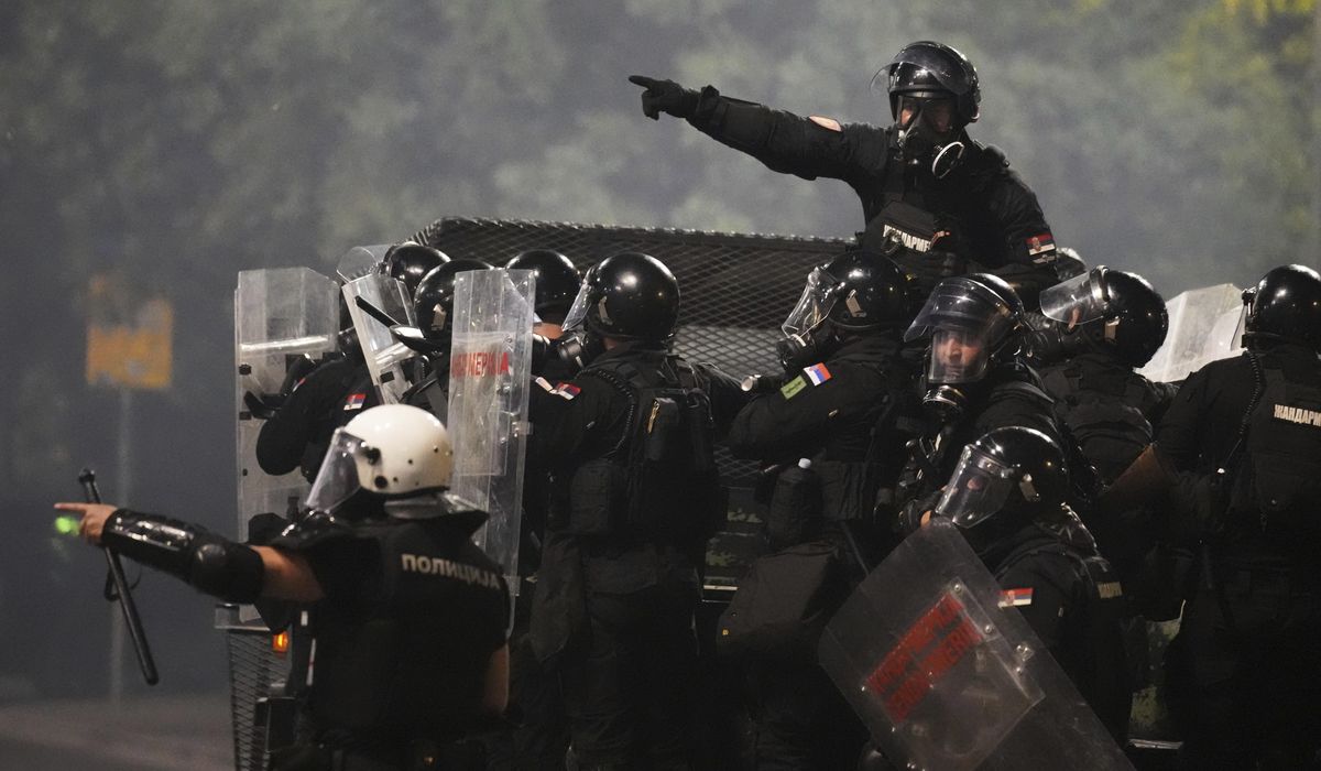 NextImg:Serbia’s populist leader vows tough response to protesters following riots