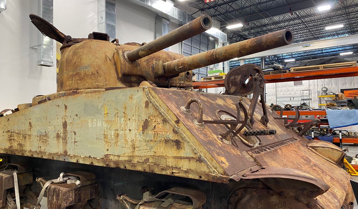 NextImg:World War II veteran, now 100, reunited with trusty tank he and his fellow Marines knew as ‘Lucky’