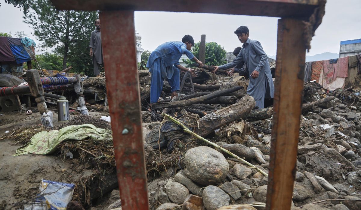 NextImg:Pakistan defends flood response after over 270 people killed in northwestern district