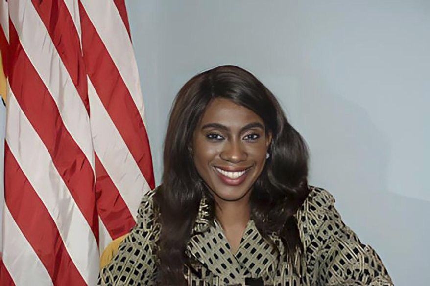 FILE - This undated photo provided by the Sayreville, N.J., Borough Council shows New Jersey pastor and Sayreville Councilwoman Eunice Dwumfour. (Sayreville Borough Council via AP, File)