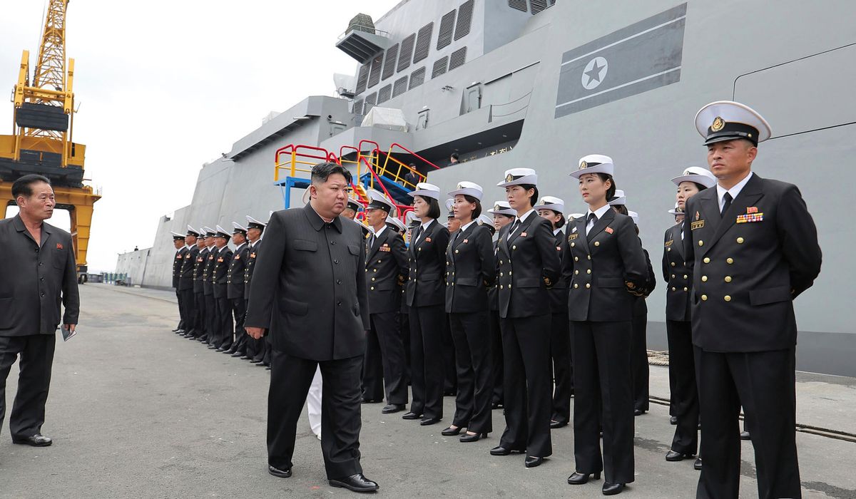 NextImg:Kim Jong Un slams South Korea-U.S. drills during an inspection of his most powerful warship