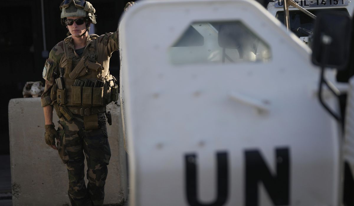 NextImg:Israel criticized after drones drop grenades near U.N. peacekeepers in Lebanon