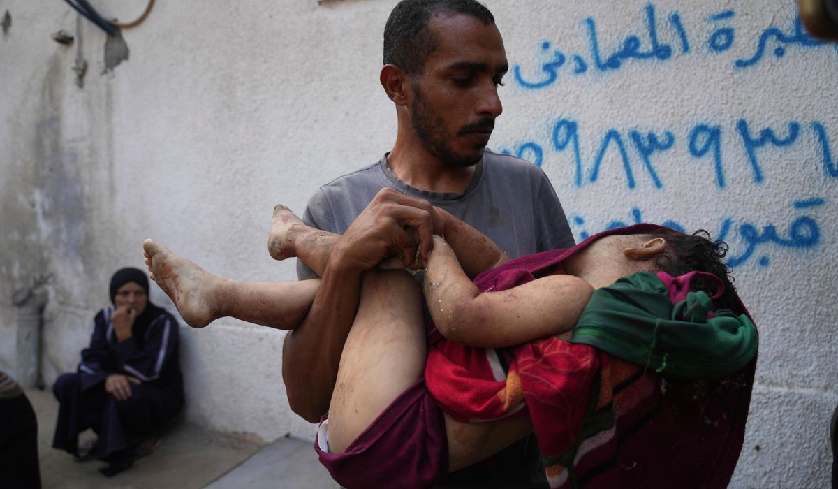NextImg:Israeli defense minister warns of Gaza City’s destruction unless Hamas yields to his country’s terms
