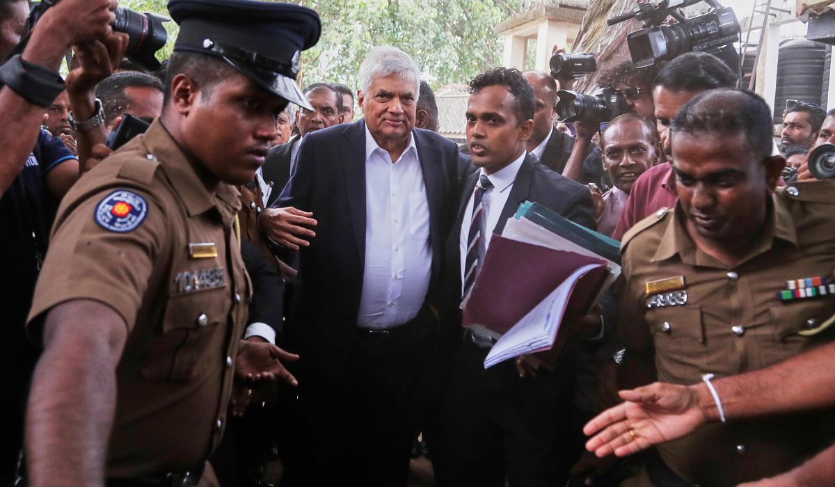 NextImg:Former Sri Lankan President Wickremesinghe arrested on allegations of misusing state funds