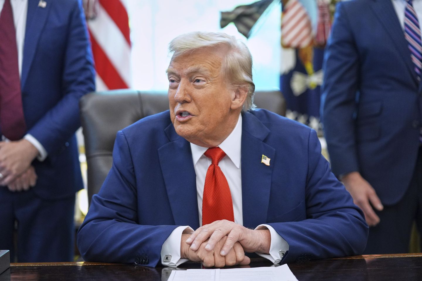 Trump says critics who call him a dictator for crime crackdown are 'sick'