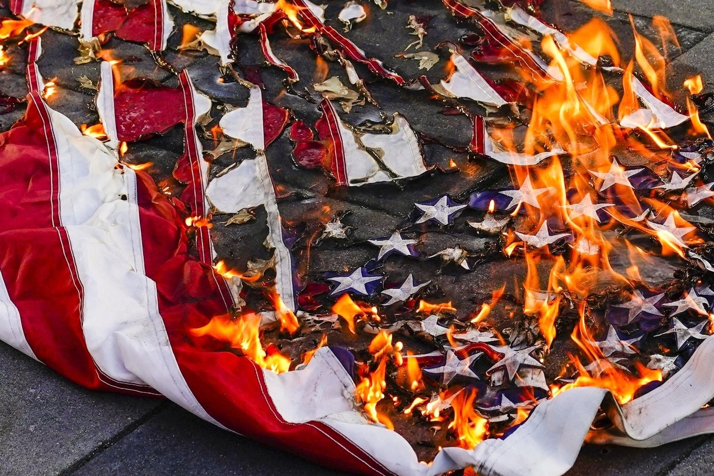 Legal experts sound alarm on Trump's flag burning executive order