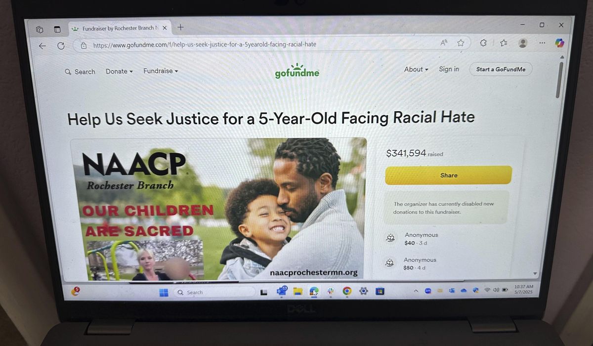 NextImg:Minnesota woman charged for using racial slur against Black child as her fundraising tops $800,000