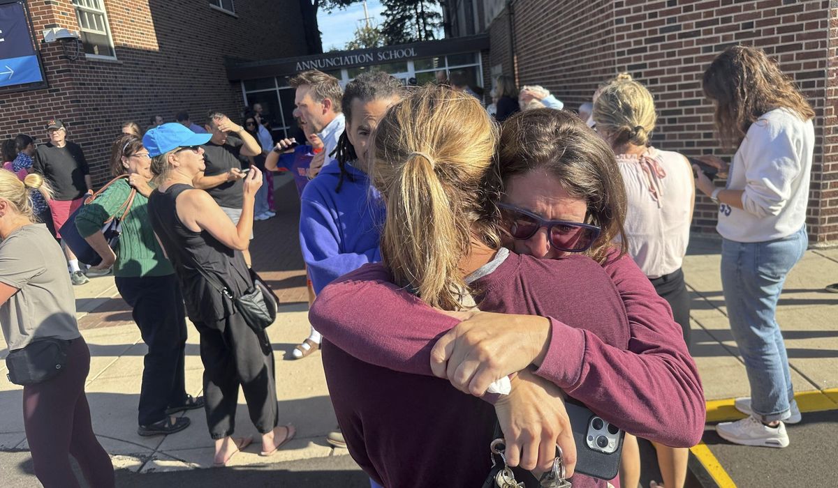 NextImg:Minneapolis police: Shooting at Catholic school has left 3 dead, including shooter, and 17 injured